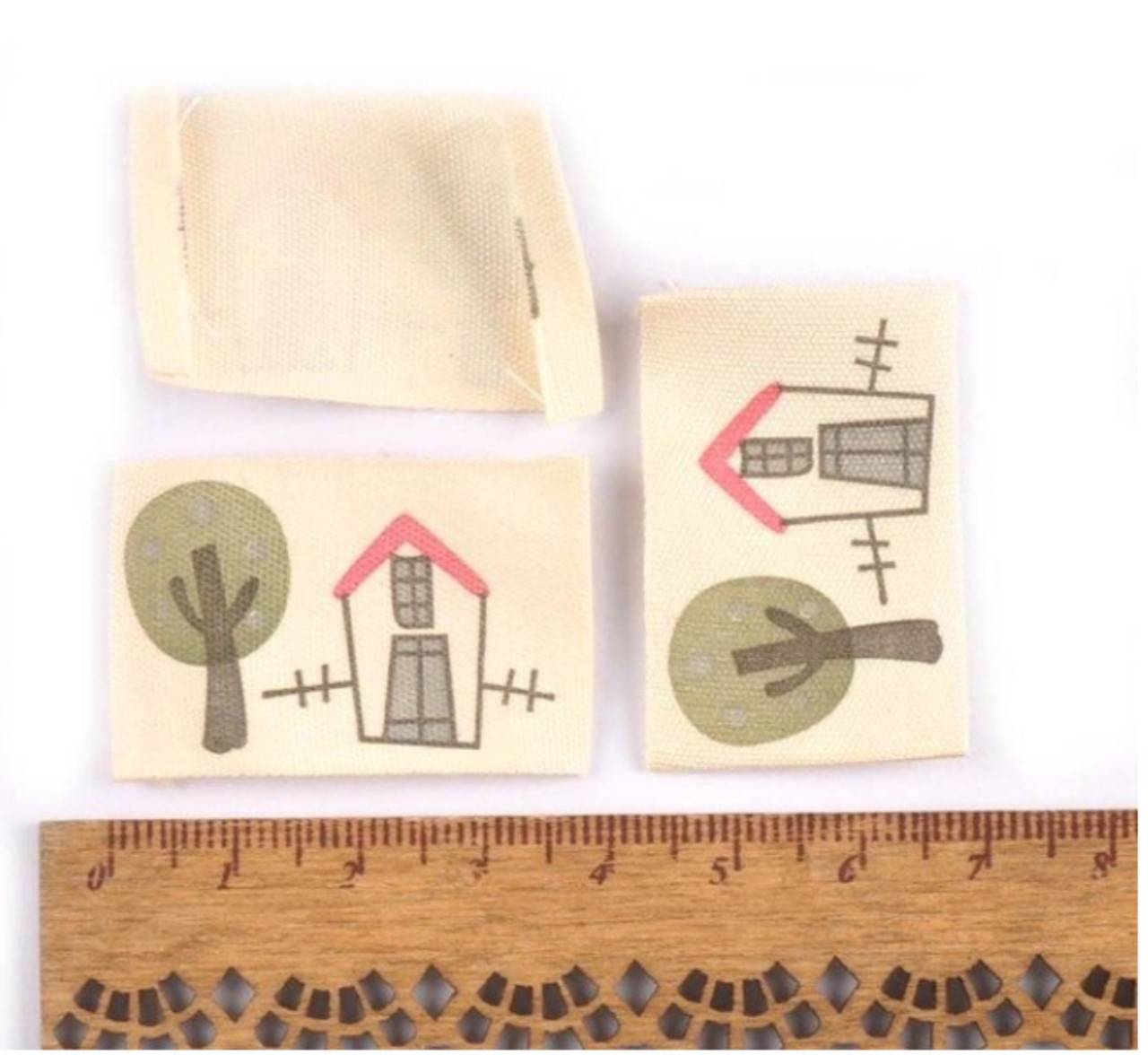 NT103 Nášivka textilná hand made 4 x 2,5 cm