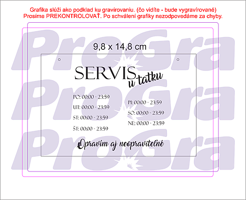 Tabuľky - Tatinkov servis je najlepší - drevená tabuľka - 12749570_