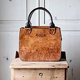 Kožená Vintage kabelka Antique leather-tan