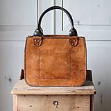 Kabelky - Kožená Vintage kabelka Antique leather-tan - 12749202_
