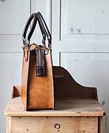 Kabelky - Kožená Vintage kabelka Antique leather-tan - 12749203_