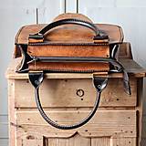 Kabelky - Kožená Vintage kabelka Antique leather-tan - 12749205_