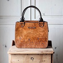 Kabelky - Kožená Vintage kabelka Antique leather-tan - 12749195_