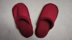 Ponožky, pančuchy, obuv - Červené papučky - 12749307_