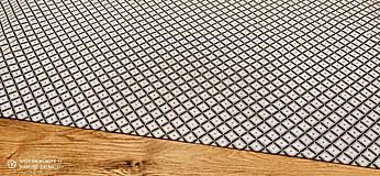 Textil - Bavlnená látka - Vzor na hnedom I - cena za 10 centimetrov - 12753906_