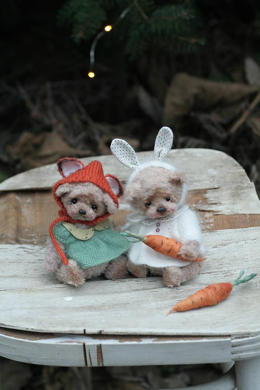 Mini medvedica v obleku líšky 