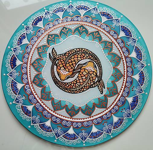 Dekorácie - Mandala vytrvalosti a napredovania - 12752339_