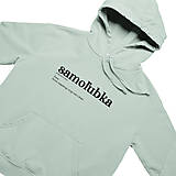 Mikiny - Samoľubka - dámska mikina - aqua - 12750329_