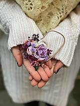 Ozdoby do vlasov - Kvetinová gumička "stmievanie vonia levanduľou"  - 12752822_