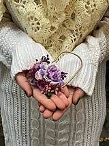 Ozdoby do vlasov - Kvetinová gumička "stmievanie vonia levanduľou"  - 12752824_