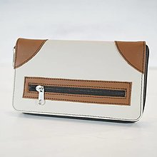Peňaženky - Kožená peňaženka - Una - 12756939_