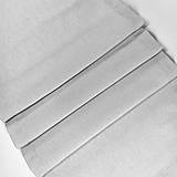 Úžitkový textil - Strieborný trblietavý obrus (sivý) - 12755031_