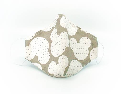 Rúška - Anatomické antibakteriálne rúško s časticami striebra - Grey Bubble (2-vrstvové - Detské (3-7 rokov)) - 12759160_