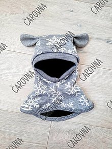 Detské čiapky - Detská kukla merino 2 vrstvy - 12756222_