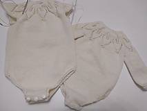 Detské oblečenie - Romper s lístočkovým vzorom 100% Baby merino - 12755968_