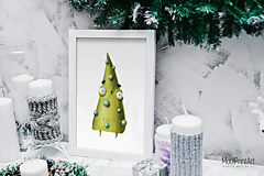 Grafika - Plagát| Vianočný stromček| no.2 - 12761665_