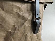 Pánske tašky - Pánska crossbody taška ("S" variant  23x25cm s koženým popruhom) - 12765666_
