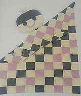 Detský textil - Dečka a vankúšik pre bábätko patchwork merino - 12765420_