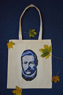 Nákupné tašky - Taška s dnom "Najväčší Slovák - Ludevít" (Jednoduchá nákupná taška) - 12764457_