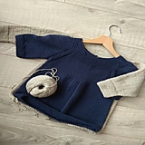 Detské oblečenie - Detské pletené šaty - 12770313_