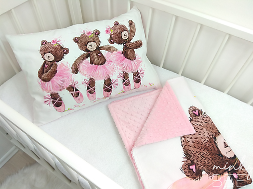 Sada do postieľky deka a vankúšik