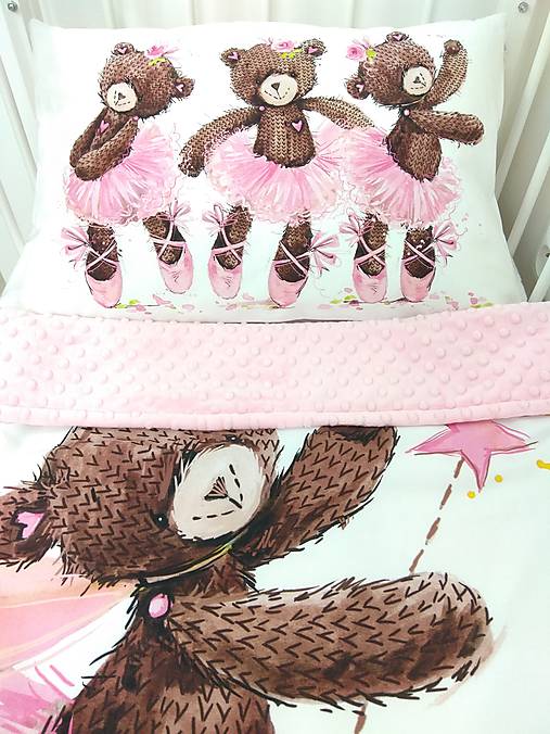 Sada do postieľky deka a vankúšik