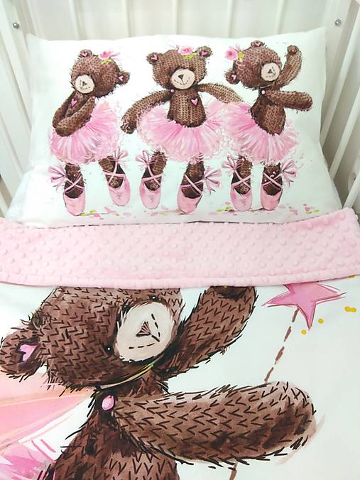 Sada do postieľky deka a vankúšik