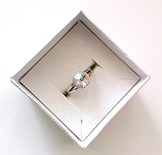 Prstene - Swarovski rivoli 8 mm - prsteň (Crystal) - 12773604_