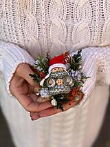 Brošne - Veselé vianočné brošničky "úsmev ako dar"... na ukážku - 12773855_