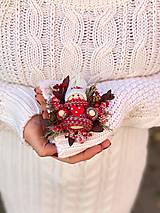Brošne - Veselé vianočné brošničky "úsmev ako dar"... na ukážku - 12773876_