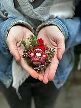Brošne - Veselé vianočné brošničky "úsmev ako dar"... na ukážku - 12773889_