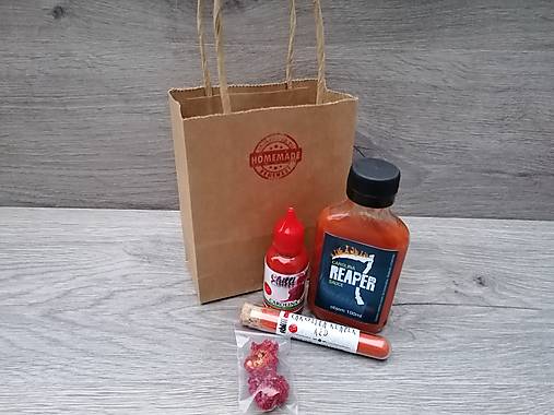 Potravinové darčekové sady - Chilli balíček - Carolina reaper - 12778718_