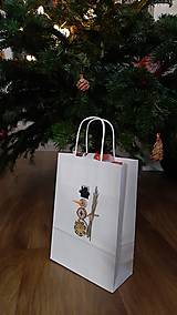 Vianočná taška - snehuliak
