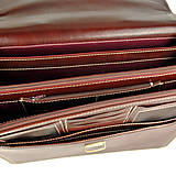 Pánske tašky - Veľká kožená aktovka v hnedej farbe s bohatou výbavou - 12780191_