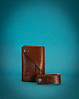 Pánske tašky - Kožená peňaženka OrigaMa (Hnedá (E)) - 12783806_