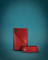 Pánske tašky - Kožená peňaženka OrigaMa (Červená (I)) - 12783834_