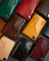 Pánske tašky - Kožená peňaženka OrigaMa (Červená (I)) - 12783858_