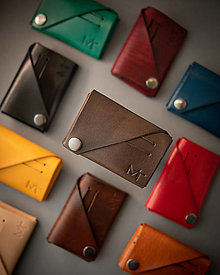 Pánske tašky - Kožená peňaženka OrigaMa (Čokoládová (C)) - 12783798_