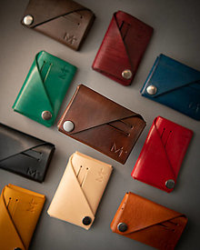 Pánske tašky - Kožená peňaženka OrigaMa (Hnedá (E)) - 12783811_