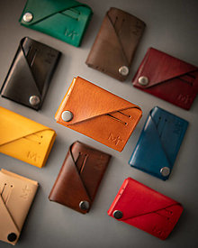 Pánske tašky - Kožená peňaženka OrigaMa (Koňaková (F)) - 12783816_