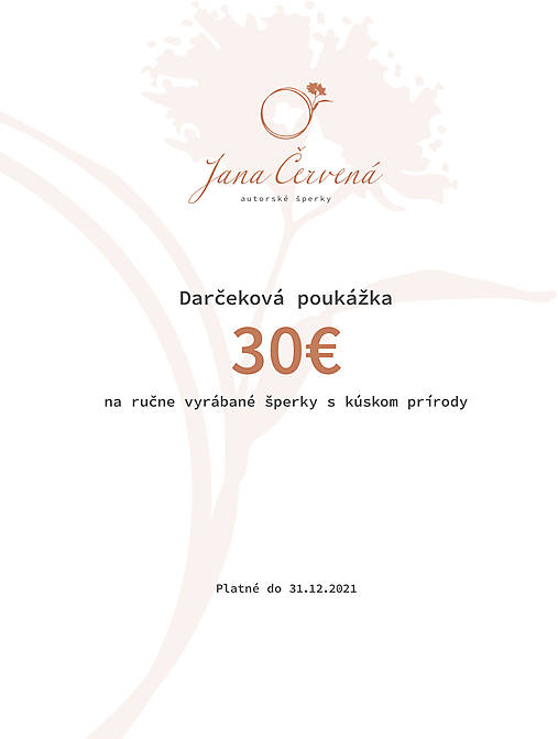 Darčekové poukážky - Darčeková poukážka - 12780696_