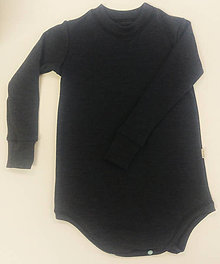 Detské oblečenie - Detské merino body (3 - 6 mesiacov) - 12785707_