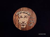 Dekorácie - Ježiš-Viera,Nádej,Láska-drevený portrét - 12784888_