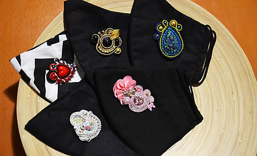 Iné doplnky - šujtášové rúško (Ružová) - 12789867_