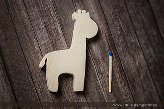 Hračky - Žirafa - drevená hračka - 12787625_
