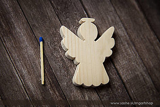 Hračky - Anjel - drevená hračka - 12787645_