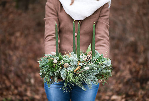 Dekorácie - Adventný veniec - 12788100_