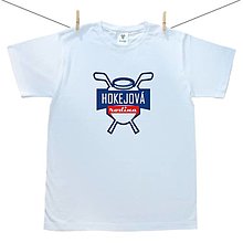 Pánske oblečenie - Pánske tričko s krátkym rukávom - veľkosť 2XL - Hokejová rodina - 12789323_