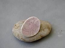 Brošne - Brošňa ružovo pastelová čipka - 12791429_