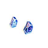 Náušnice - Náušnice modré Krystalix / perleťový vzhľad - 12791720_